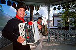 Musiker im Pavillon des Stadtgartens, Tavira
